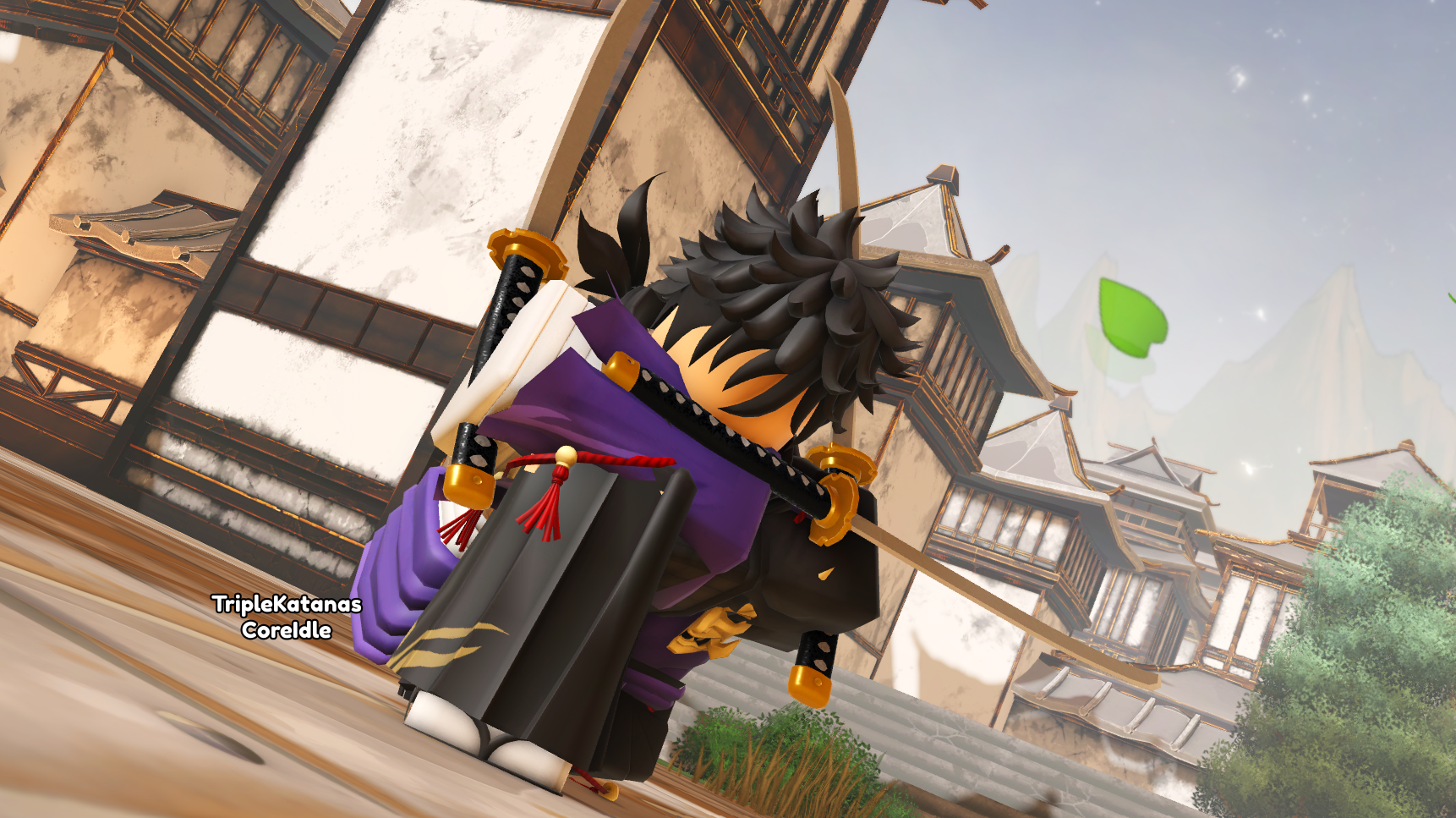 Triple Katanas Core Idle preview