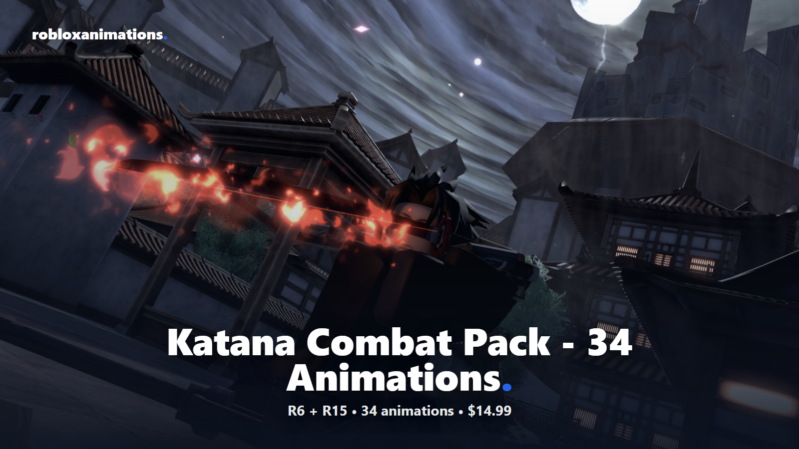 Katana Combat Pack - 34 Animations thumbnail