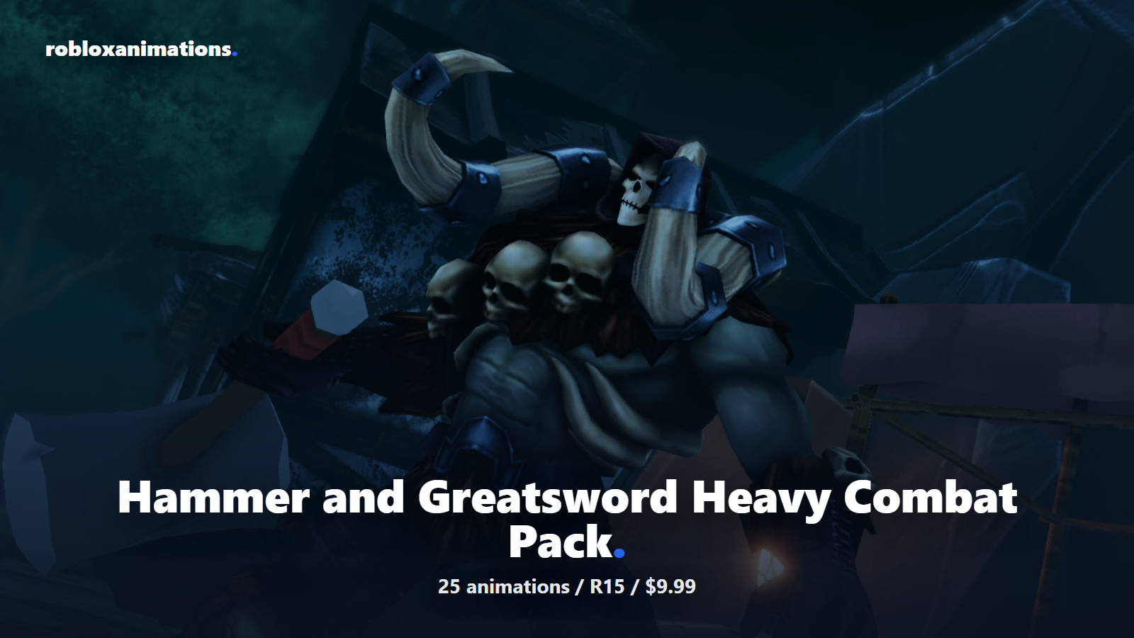 Hammer and Greatsword Heavy Combat Pack R15