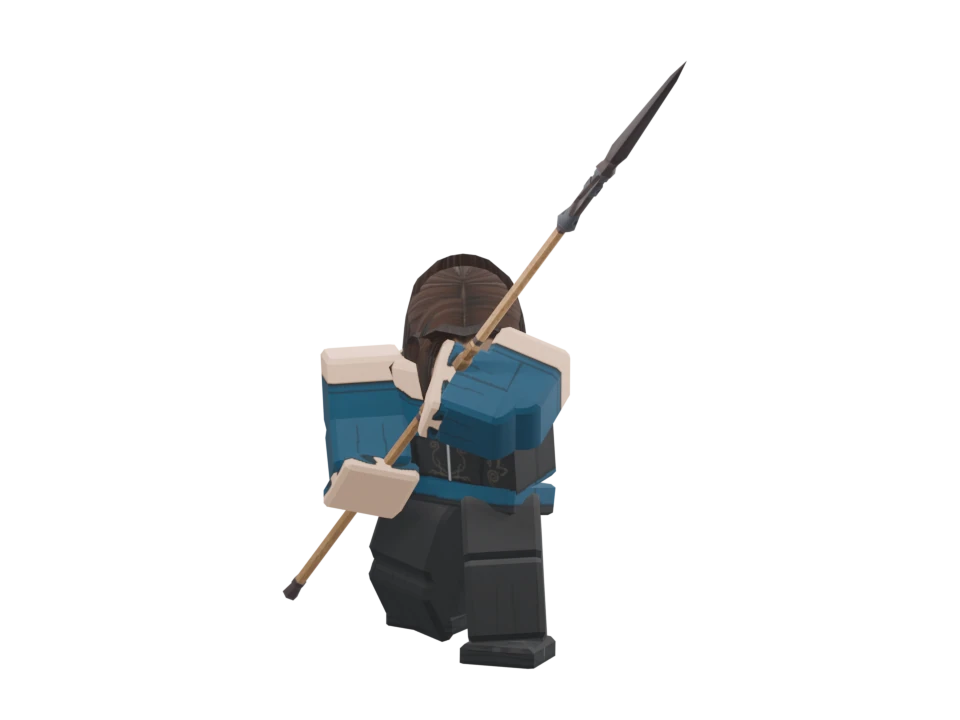 Backward Spear Walk, R15 animation preview
