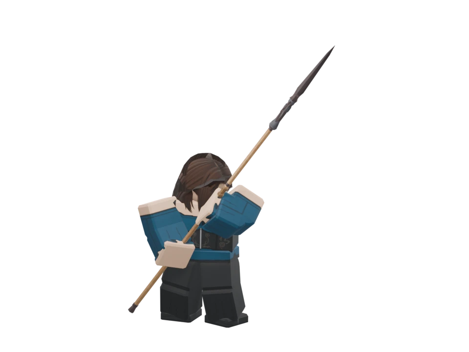 Left Turn with Spear, R15 animation preview
