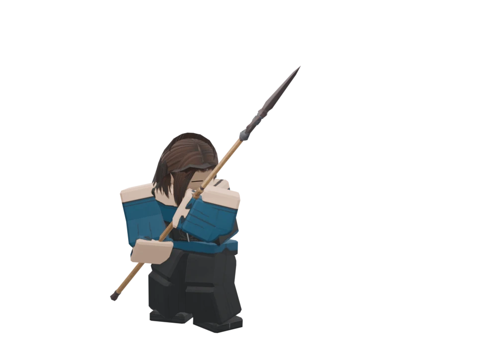 Right Turn with Spear, R15 animation preview