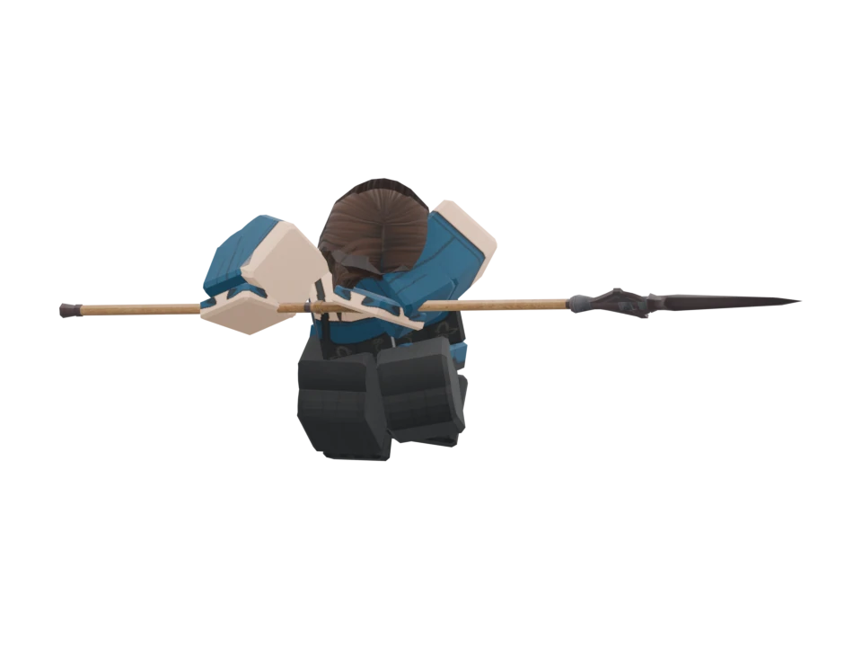 Airborne Spear Jump, R15 animation preview