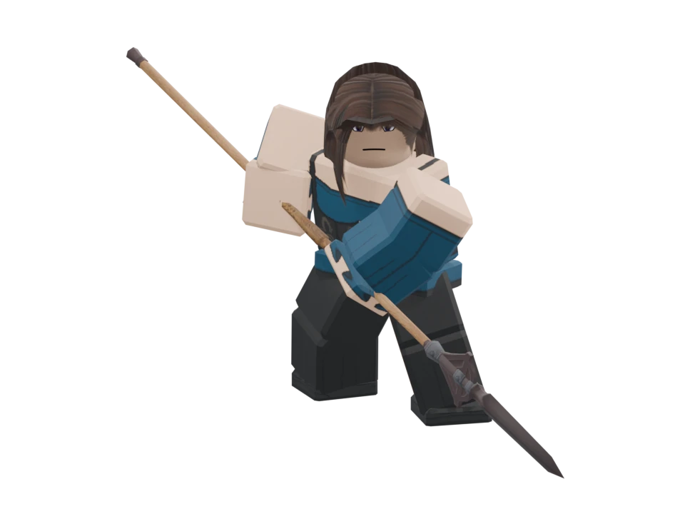Low Spear Guard Idle, R15 animation preview
