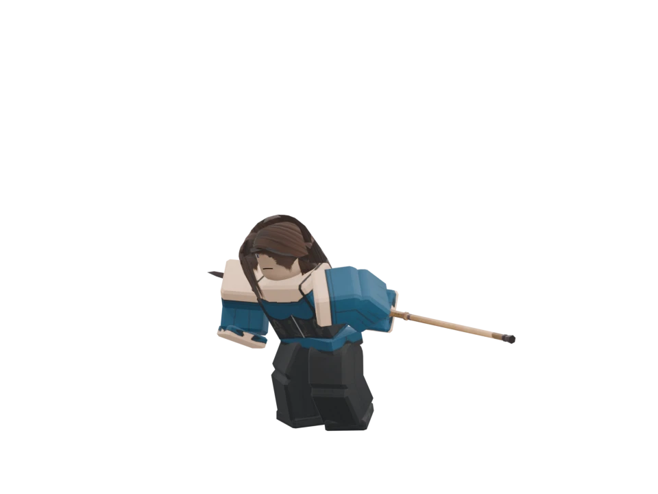 Draw Spear into Guard, R15 animation preview