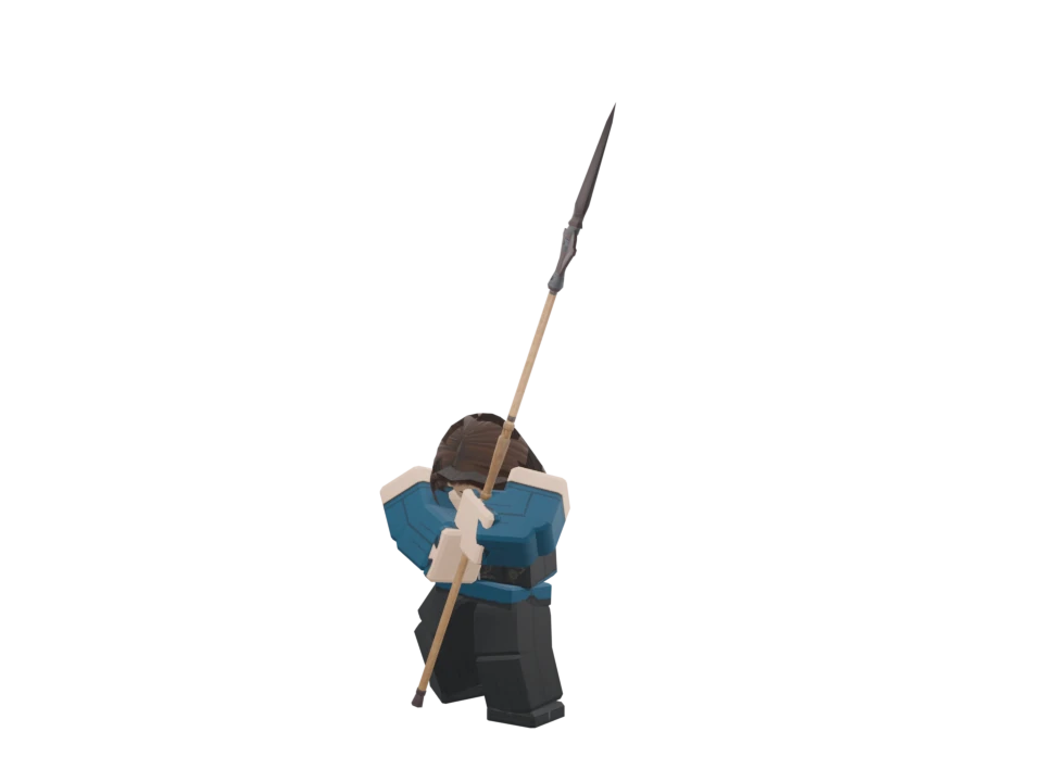 Spear Item-Use Preparation, R15 animation preview
