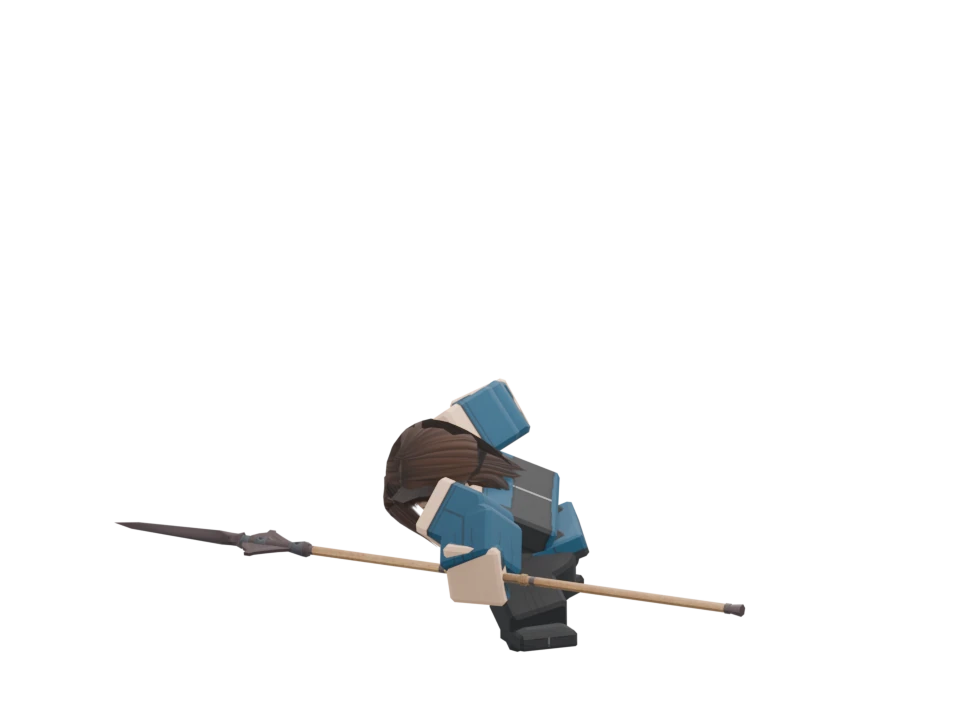 Spear Knockback and Stagger, R15 animation preview