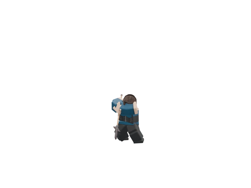 Turning Spear Strike, R15 animation preview