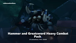 Hammer and Greatsword Heavy Combat Pack R15 thumbnail